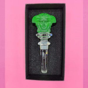 VERSACE ROSENTHAL Medusa Wine Bottle Crystal Wine